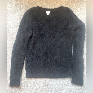 A new day brand black fuzzy sweater